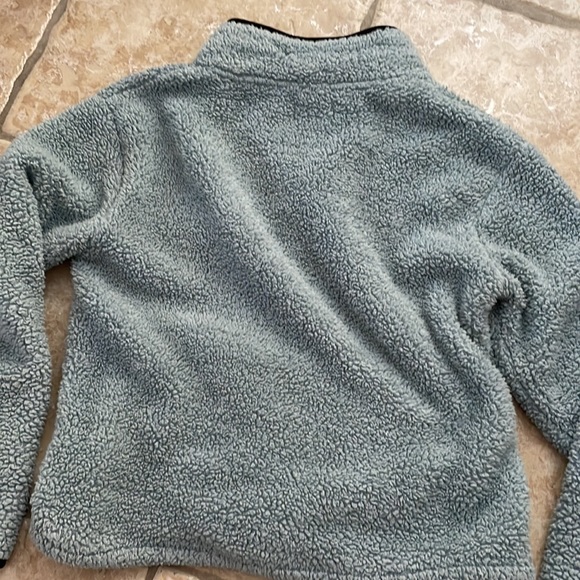 Playing for Keeps Blue Fleece Sweater - Picture 5 of 5